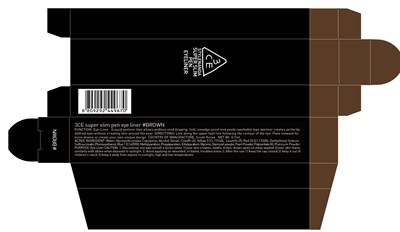 Image Of Carton (3ce Super Slim Pen Eye Liner Brown Carton)